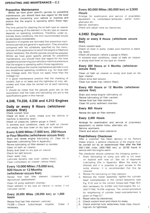 Komatsu 4.2482, 4.248, T4.236, 4.236, 4.212, T4.38 Engine Manual - Image 3