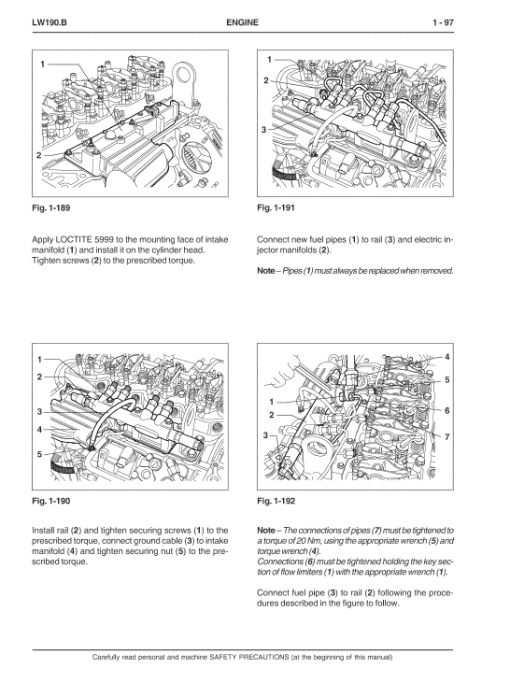 New Holland LW190.B Wheel Loaders Service Manual - Image 3