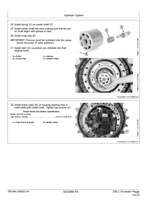 John Deere 200LC Excavator Repair Technical Manual - Image 3