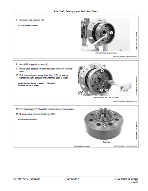 John Deere 310L Backhoe Loader Repair Technical Manual (S.N after F390996 -) - Image 3