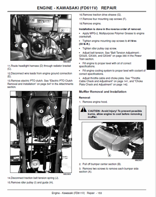 John Deere GX255, GX325, GX335 GX345 Garden Tractors Technical Manual (TM1973) - Image 4