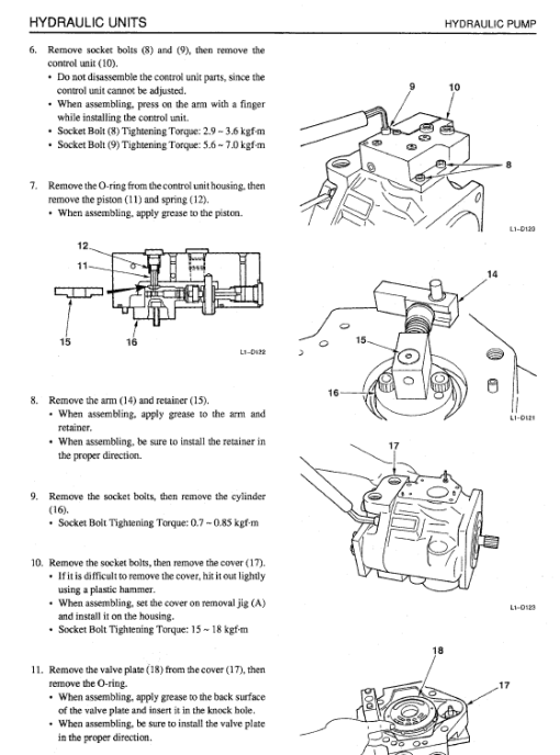 Takeuchi TB070 and TB070W Excavator Service Manual - Image 6