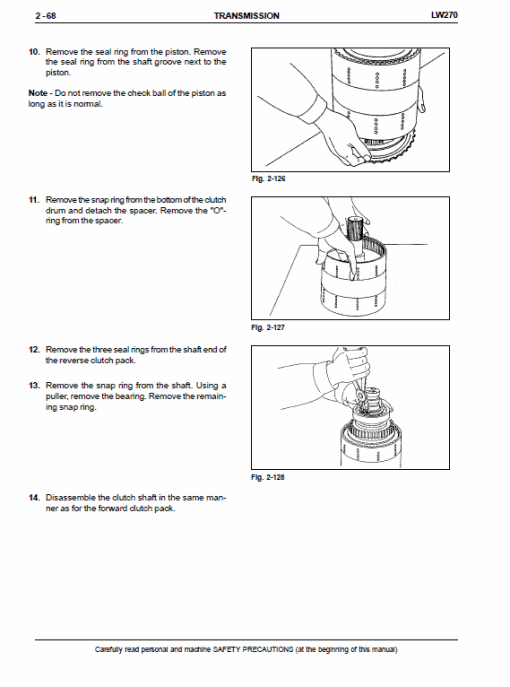 New Holland LW270 Wheel Loaders Service Manual - Image 3