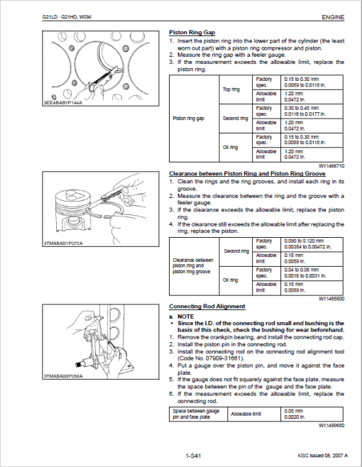 Kubota G21LD, G21HD Mower Workshop Service Manual - Image 3