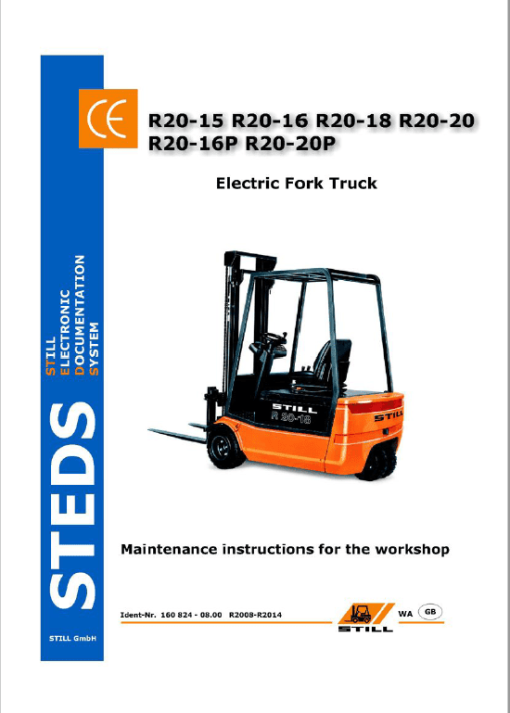 Still Electric Fork Truck R20: R20-15, R20-16, R20-17, R20-20 Repair Workshop Manual - Image 3