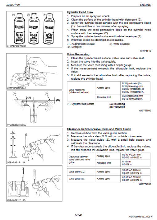 Kubota ZD221 Mower Workshop Service Manual - Image 3