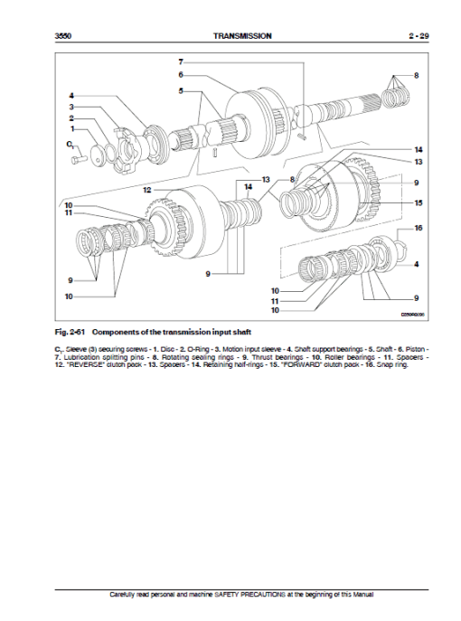 Case 3550 Crawler Dozer Service Manual - Image 3