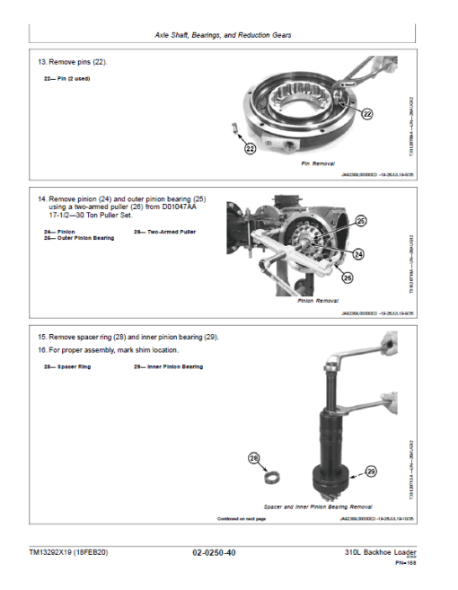 John Deere 310L Backhoe Repair Technical Manual (S.N after C273920 & D273920 - 390995) - Image 3