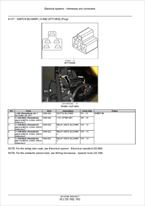 New Holland FR480, FR550, FR650, FR780, FR850, FR850 Forage Cruiser Service Manual - Image 3