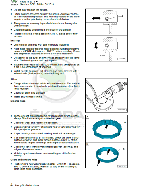 SKODA FABIA III (NJ) Repair Service Manual - Image 3