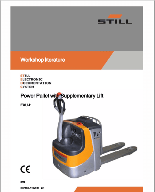 Still EXU-H, EXU-S, EXU-SF, EXU 16-20 Pallet Truck Workshop Repair Manual - Image 4