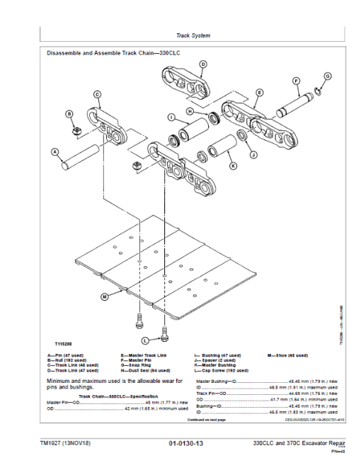 John Deere 330CLC, 370C Excavator Repair Technical Manual - Image 3