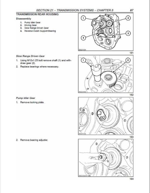 Case MXM155, MXM175, MXM190 Tractor Service Manual - Image 3