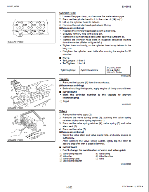 Kubota G2160, G2160-R48S, G2460G Mower Workshop Service Manual - Image 3