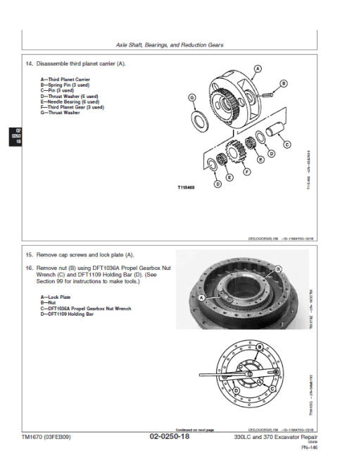 John Deere 330LC, 370 Excavator Repair Technical Manual - Image 3