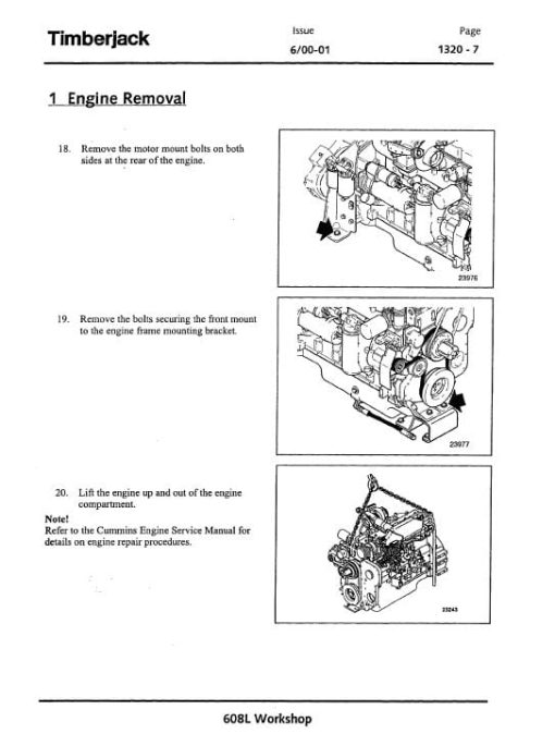 Timberjack 608L Feller Buncher Service Repair Manual - Image 3