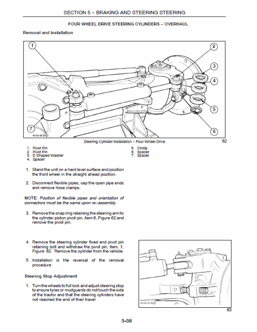 New Holland TS90, TS100, TS110 Tractor Service Manual - Image 3