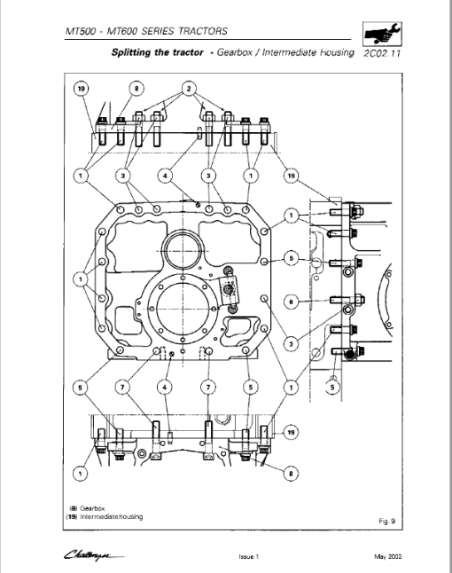 Challenger MT535, MT545, MT565 Tractor Workshop Manual - Image 3