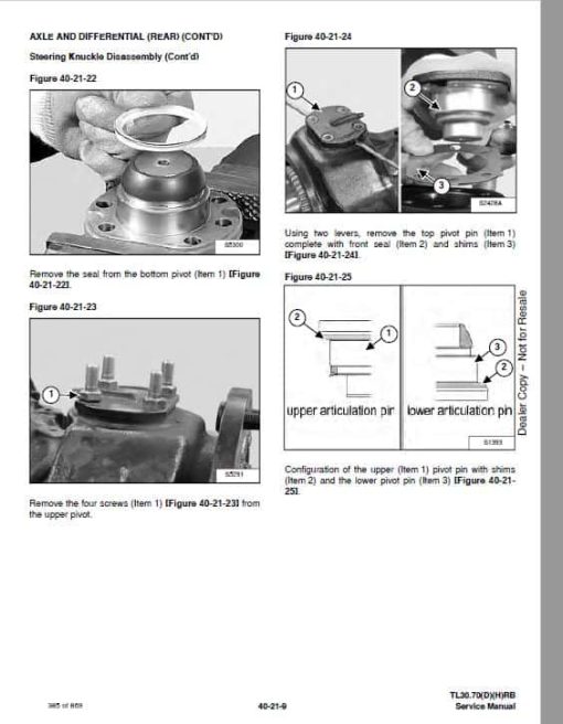 Bobcat TL30.70 versaHANDLER Telecospic Service Repair Manual - Image 3