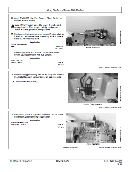 John Deere 644L 4WD Loader Repair Technical Manual (S.N L705208 - ) - Image 3