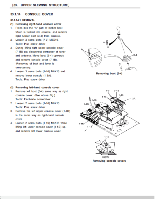 Kobelco SK75SR-3E Hydraulic Excavator Repair Service Manual - Image 3