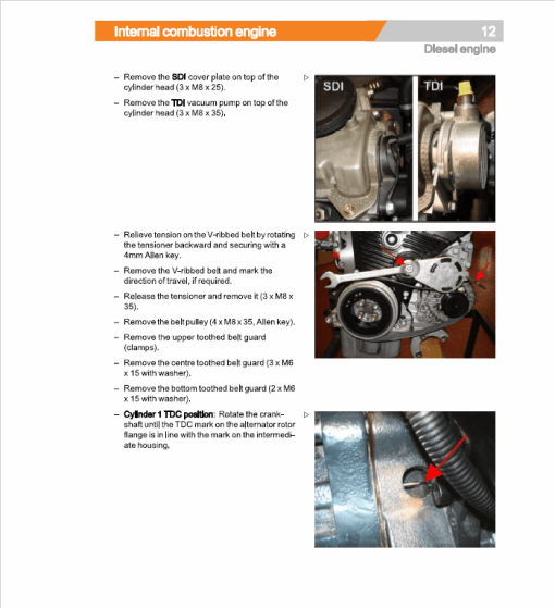 Still Engine VW 1.9 SDI (BXT,BEU) Workshop Repair Manual - Image 3