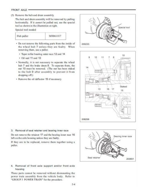 Mitsubishi FB20K PAC, FB25K PAC, FB30K PAC, FB35K PAC Forklift Manual - Image 3