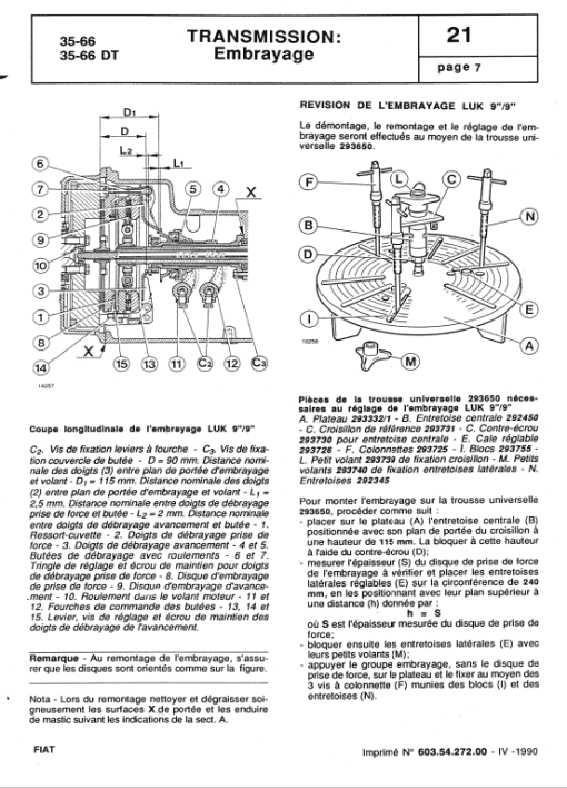 Fiat 33-66, 33-66 DT Tractor Workshop Service Manual - Image 3