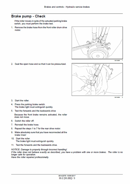 Case DV36, DV45, DV45CC Roller Service Manual - Image 3