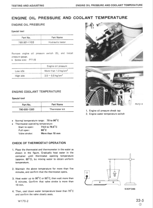 Komatsu W170-2 Wheel Loader Service Manual - Image 3