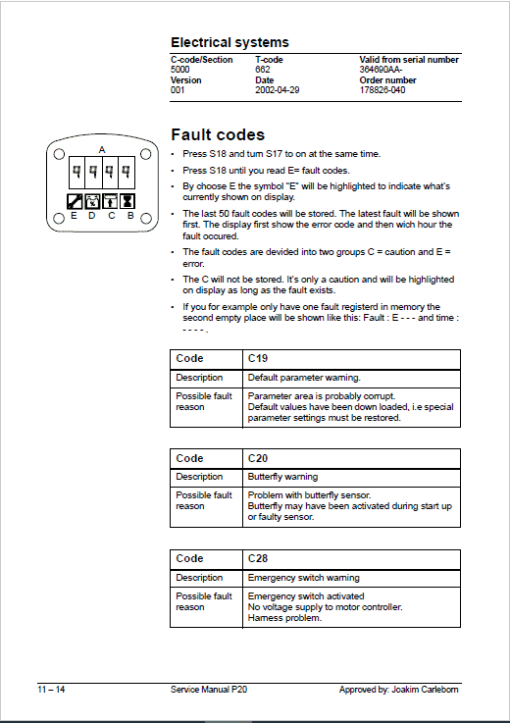 BT P20 Pallet Truck Repair Service Manual - Image 2