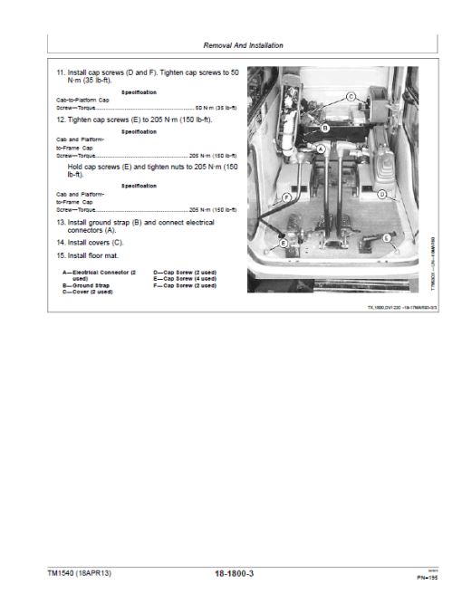 John Deere 190E Excavator Repair Technical Manual - Image 3