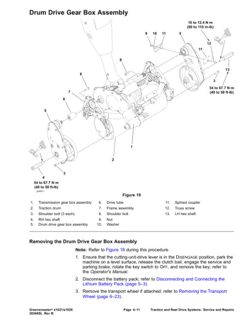 Toro Greensmaster e1021 Service Repair Manual - Image 3