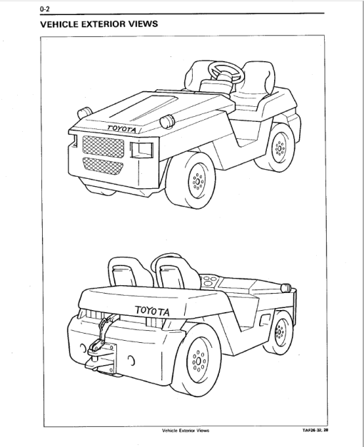 Toyota 2TG20, 02-2TD20, 2TG20, 02-2TG20, 42-2TD20 Towing Tractor Repair Manual - Image 3