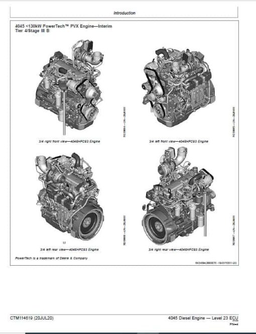 John Deere PowerTech 4045 Engine Level 23 ECU Component Technical Manual (CTM114619) - Image 3