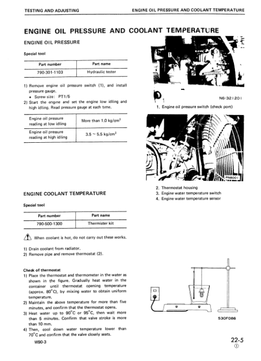 Komatsu W90-3 Wheel Loader Service Manual - Image 3