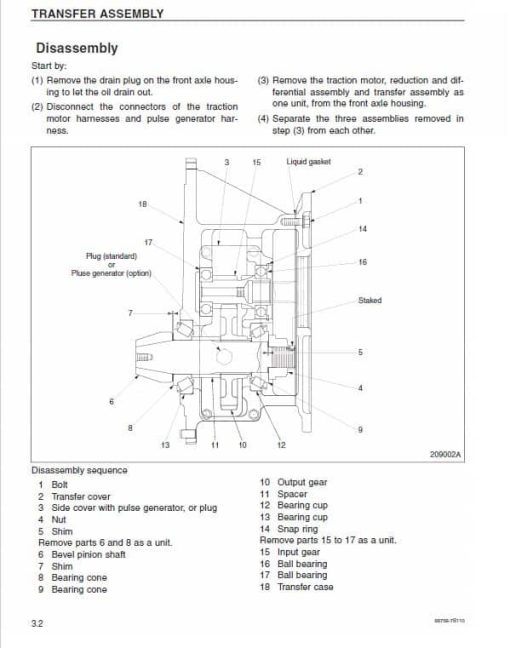 Mitsubishi FBC15N, FBC18N, FBC18LN Forklift Lift Truck Service Manual - Image 3