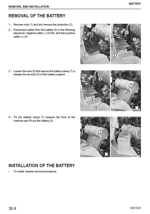 Komatsu SK510-5 Skid-Steer Loader Service Manual - Image 3