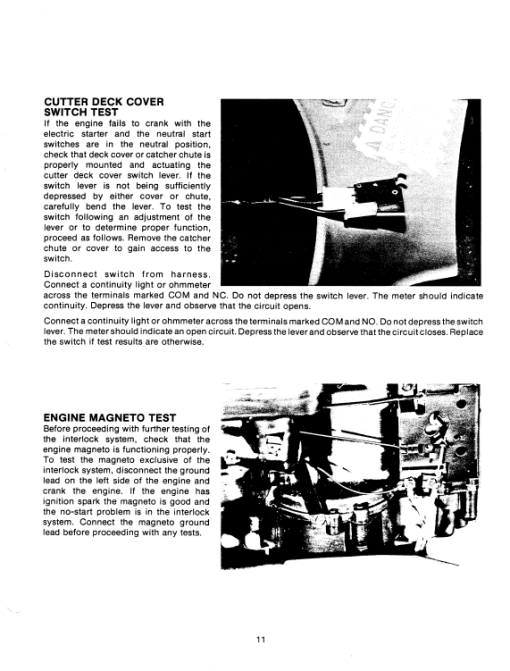 Ford 830, 1130 Rider Mower Tractor Service Manual - Image 3