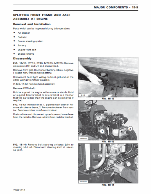 AGCO ST35, ST40 Tractor Service Manual - Image 2