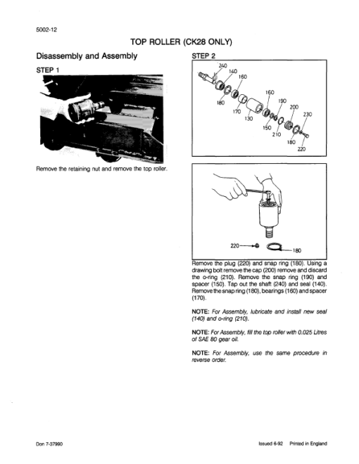 Case CK25, CK28 Excavator Service Manual - Image 3