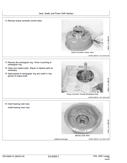 John Deere 744L 4WD Loader Repair Technical Manual (S.N F697293 & L697293 - ) - Image 3