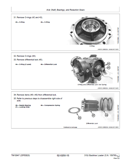 John Deere 310J Backhoe Loader Repair Technical Manual (S.N after 159760 - ) - Image 3