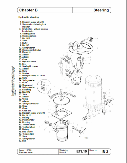 OM Pimespo ETL10 Forklift Workshop Manual - Image 3