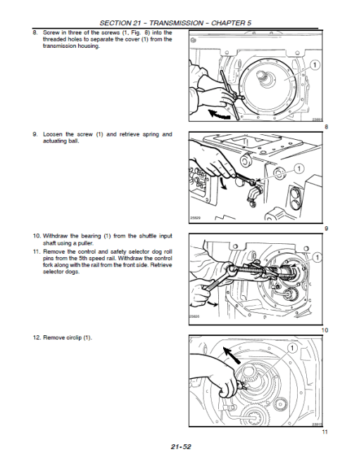 New Holland TM115, TM125, TM135, TM150, TM165 Tractor Service Manual - Image 3