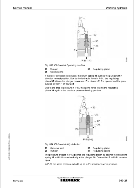 Liebherr PR 776 Crawler Dozer Repair Service Manual - Image 3