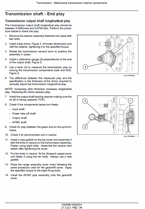 New Holland TS6000, TS6020, TS6030, TS6030HC, TS6040 Tractors Service Manual - Image 4