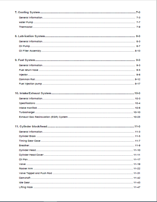 Daewoo D24NAP Engine Operation and Maintenance Manual - Image 4