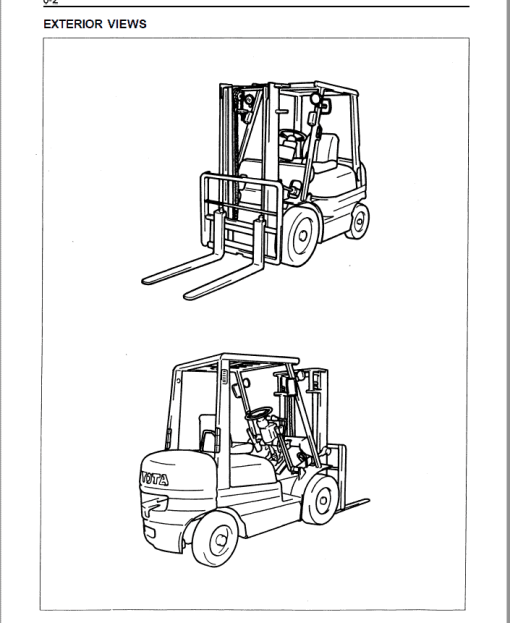 Toyota 6FG10, 6FG14, 6FG15, 6FG18, 6FG20 Forklift Service Repair Manual - Image 3