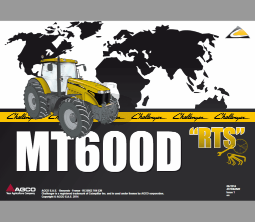 Challenger MT645D, MT655D, MT665D, MT675D, MT685D Tractor Workshop Manual - Image 4